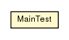 Package class diagram package MainTest